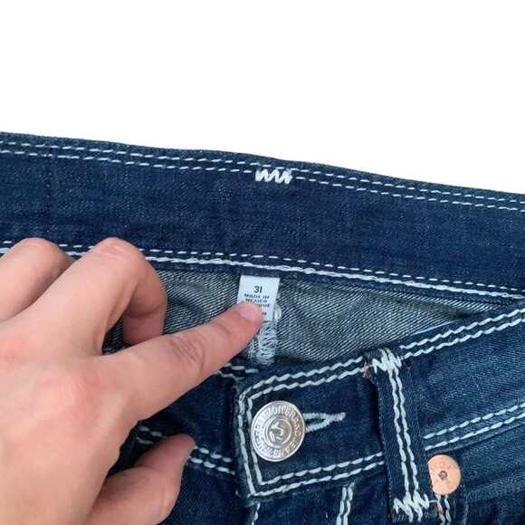 Vintage True Religion Jeans Size 31 STRAIGHT ROPE STITCH - Picture 8 of 8